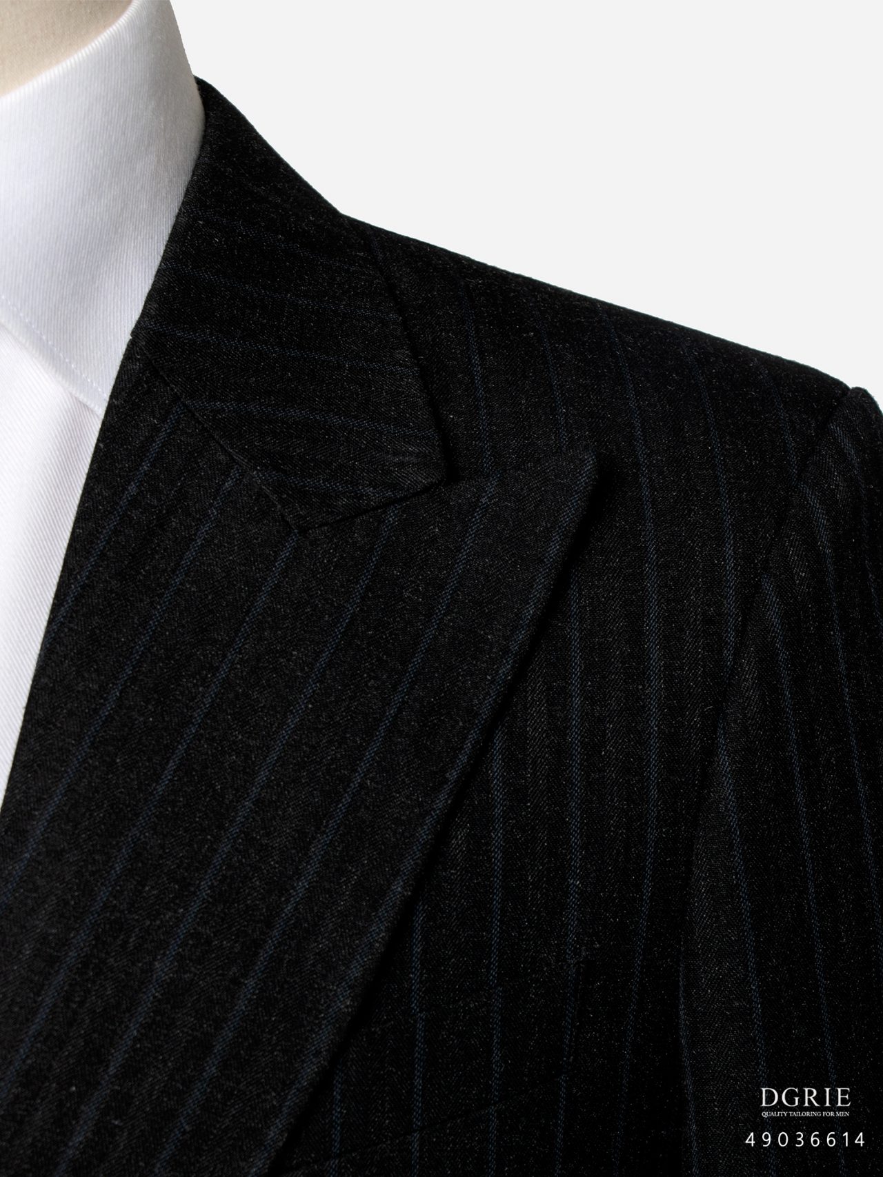 LINE ALBUM sku 49036614 Dark Gray Navy Stipe2cm Wool ๒๓๐๖๒๑ 2
